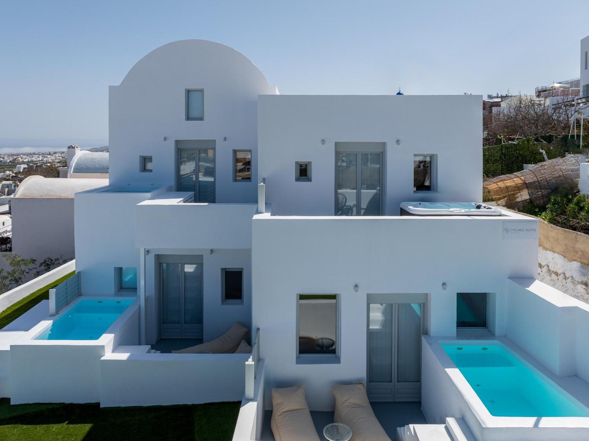 Cycladic Suites & Spa Fira  Exterior foto