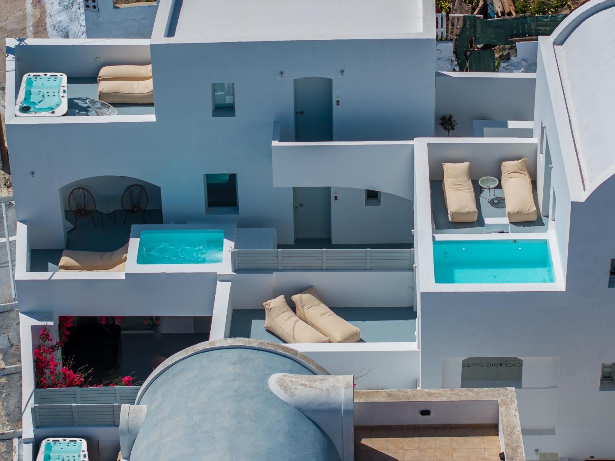 Cycladic Suites & Spa Fira  Exterior foto